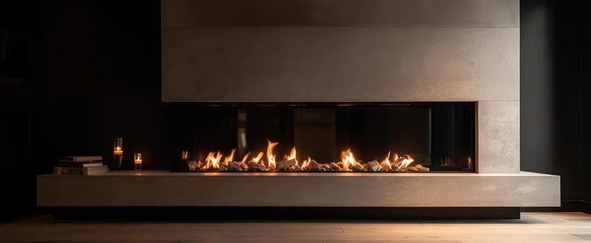 Gas Fireplace Ember Bed Design Services in Farragut, Tennessee